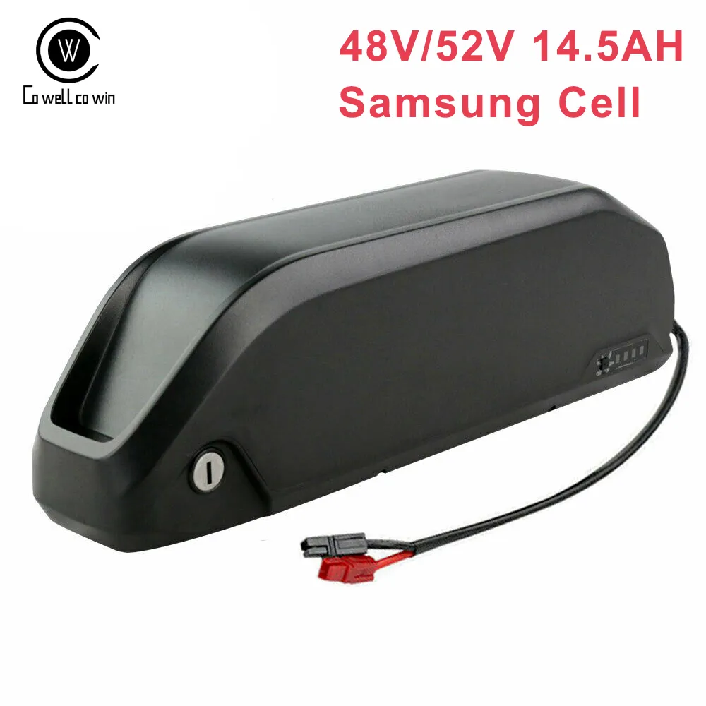 Batterie de vélo électrique 48/52V, 14,5 ah, avec cellules Samsung 29E 18650, BMS 30a, pour Kit moteur Bafang TSDZ 1000W