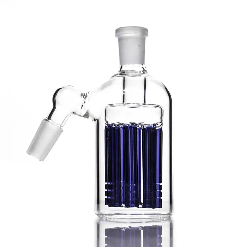 ash catcher for cigarettes Premium Quality 14mm 45 Mini Dry Tobacco Water Pipe Bong Bubbler Aesthetic Smoking Accessories: 8 Arms