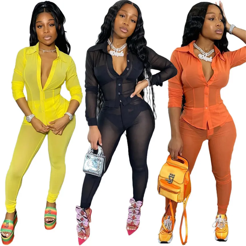 Women Mesh Two Piece Sets Sexy Sheer Sweatsuit Sports Jogger Suits Long Sleeve Jacket Leggings Clubwear Summer Clothing Outfits 3541 From Mara66 19.17 DHgate.Com