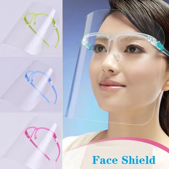 Plastic Face Shields With Glass Holder Safety Oil Splash Protective