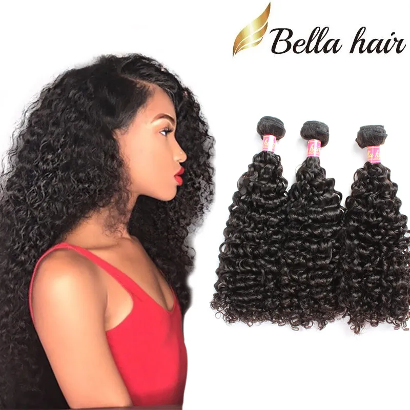 Bella Hair 3pcs Część 11 A najwyższej klasy głęboko kręcone brazylijskie pakiet do włosów podwójnie utop Peruwiańskie kręcone włosy splot Nieprocentowane surowe indyjskie włosy przedłużenie włosów ludzkich