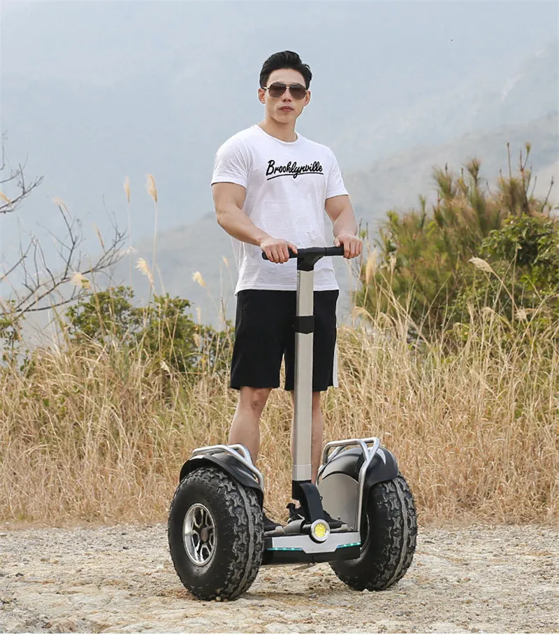 19 inch big tire hoverboard 2 wheels scooter High Power Electric self balancing scooter adjustable hover board skateboard (12)