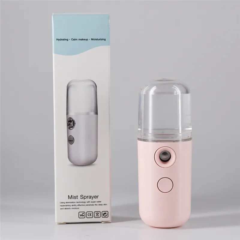 5 kleuren Mini Nano Mist Spuit Facial Body Nevelizer Steamer Hydraterende Huidverzorgingsgereedschap 30 ml Gezichtspray Schoonheidsinstrumenten