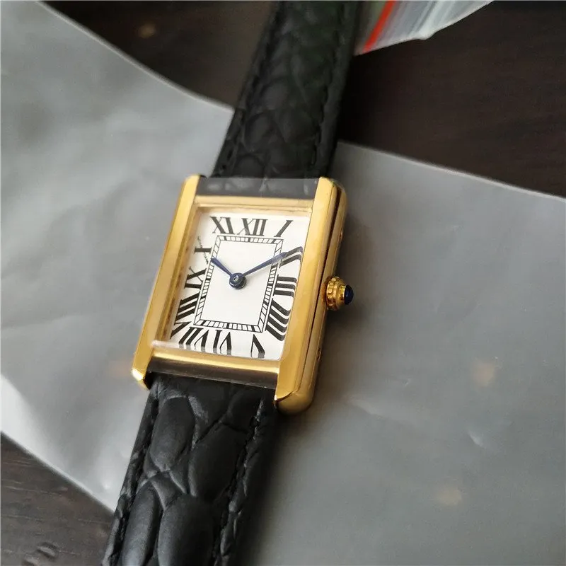 Venda Top clássico masculino feminino relógio de movimento de quartzo relógio de aço inoxidável relógio de quartzo masculino relógios de moda ca05317Q