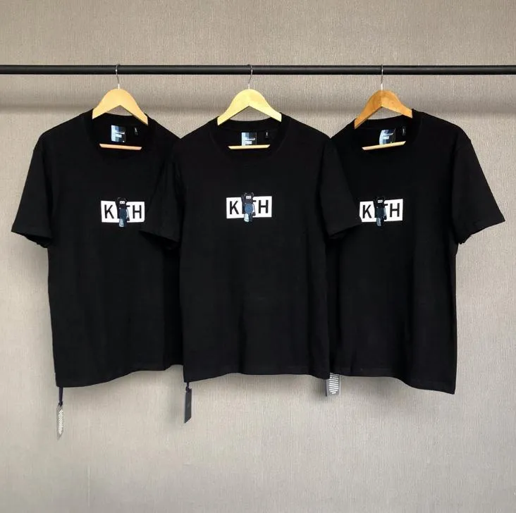 Kith x Bearbrick Logo Tee Black