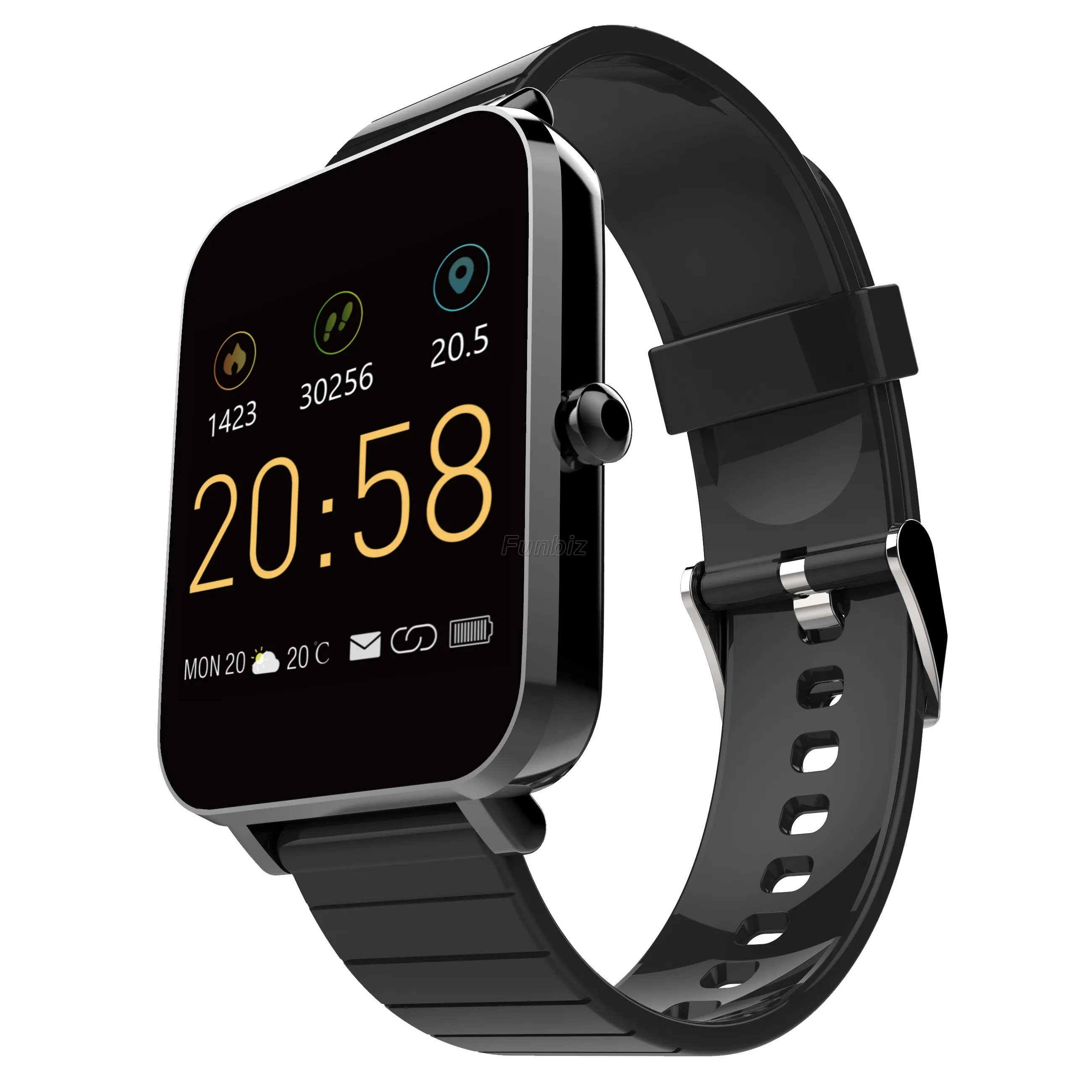 BLACK LORD Bluetooth Smart Bracelet Heart Rate Monitor Smart Watch Ped –  Black Lord