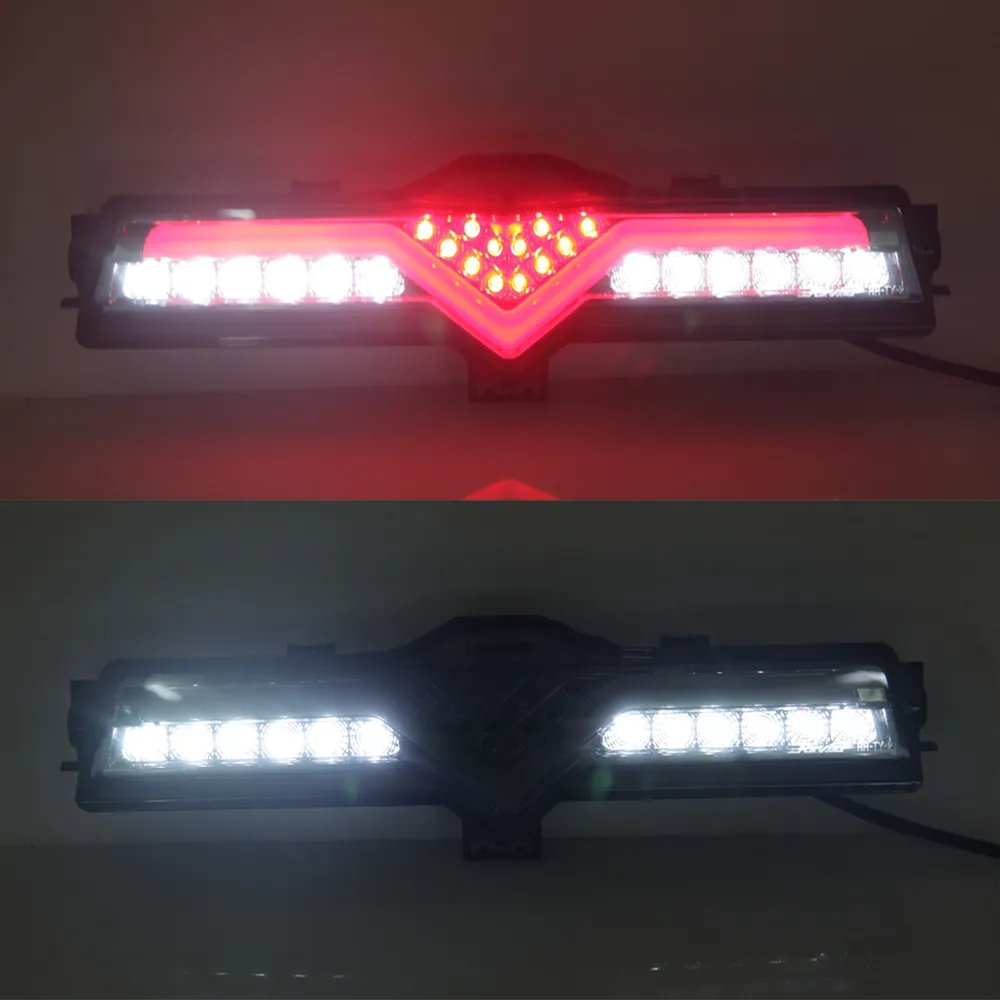 LED عاكس السيارة مصباح الضباب الخلفي المصباح الخلفي عكس الضوء لمبة تلقائية ضوء الفرامل ل subaru brz 2012 - 2020