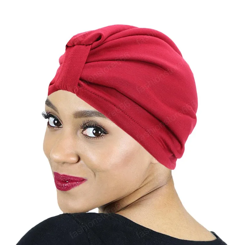Donna Mussulmano Copricapo Cofano Turbante Cappello Hijab Con - Foto 12