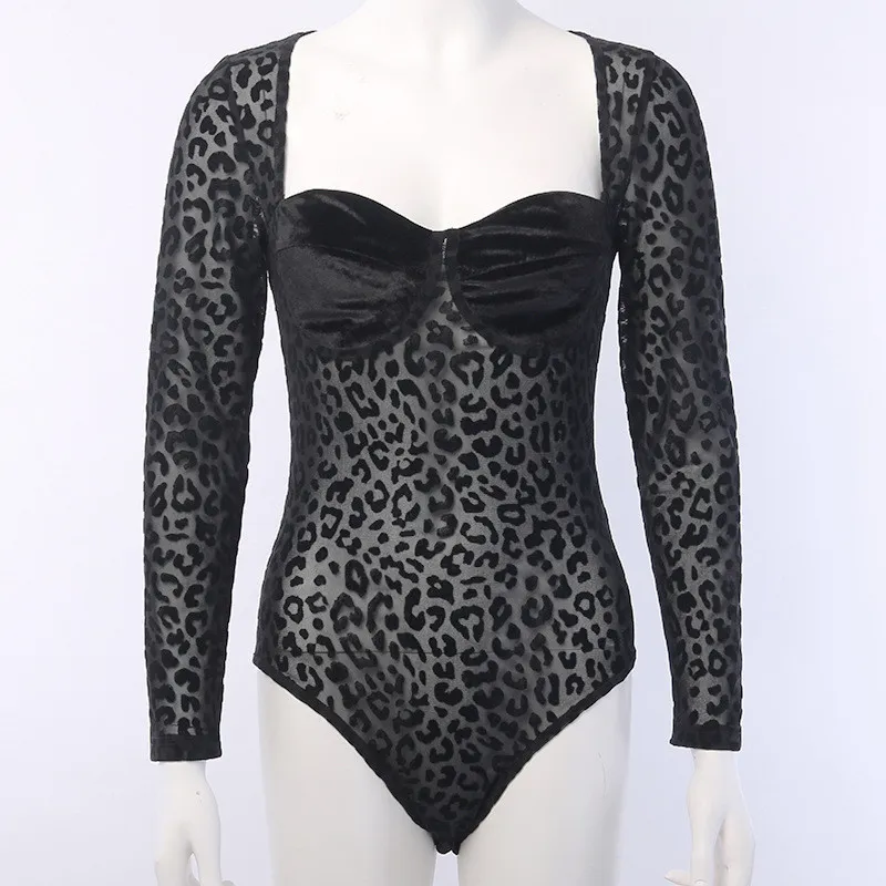 mesh leopard bodysuit17