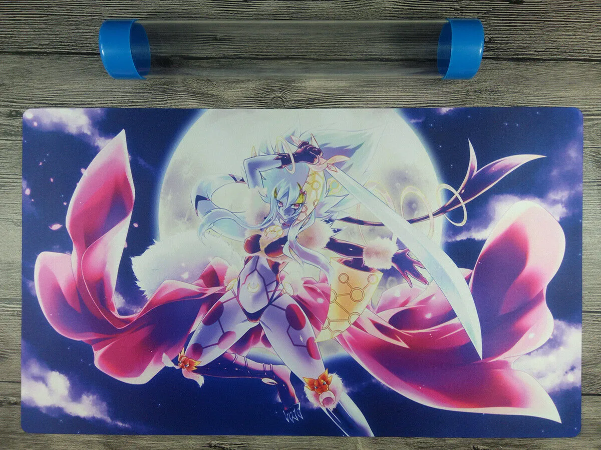 Yugioh Lunalight Leo Dancer Duel Trading Card Game Custom Playmat TCG CCG OCG Mat Gratis Best Tube