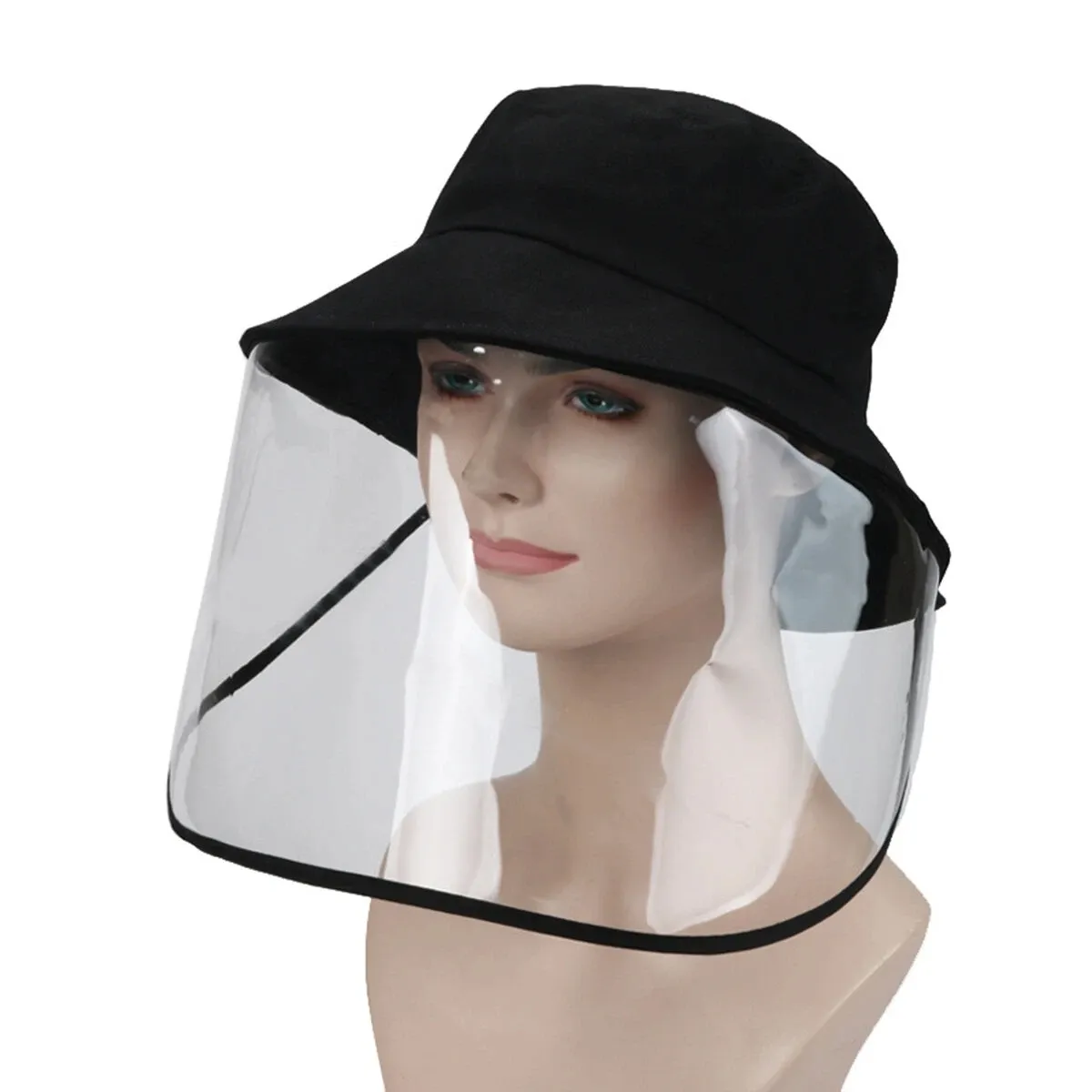 Segurança protetora protetora de máscara facial escudo removível dobrável anti-poeira anti-splash capa