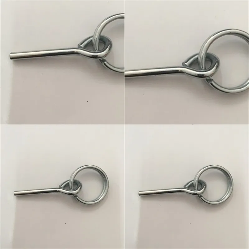 Roestvrijstalen tent Nail Hardware Enkele Naalden Ring Camping Singles Needle Angle Accessoires Stevige slijtage Weerstand 0 35QZ E2