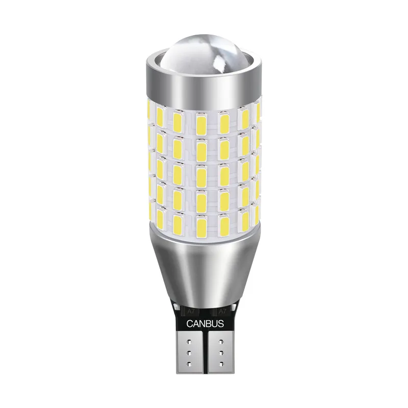 Auto 921 912 Lampadina di retromarcia a LED Estremamente luminosa T16 W16W T15 Back up Stop Fanale posteriore Lampadine Canbus Fanale posteriore per retromarcia 3014Chip 87smd