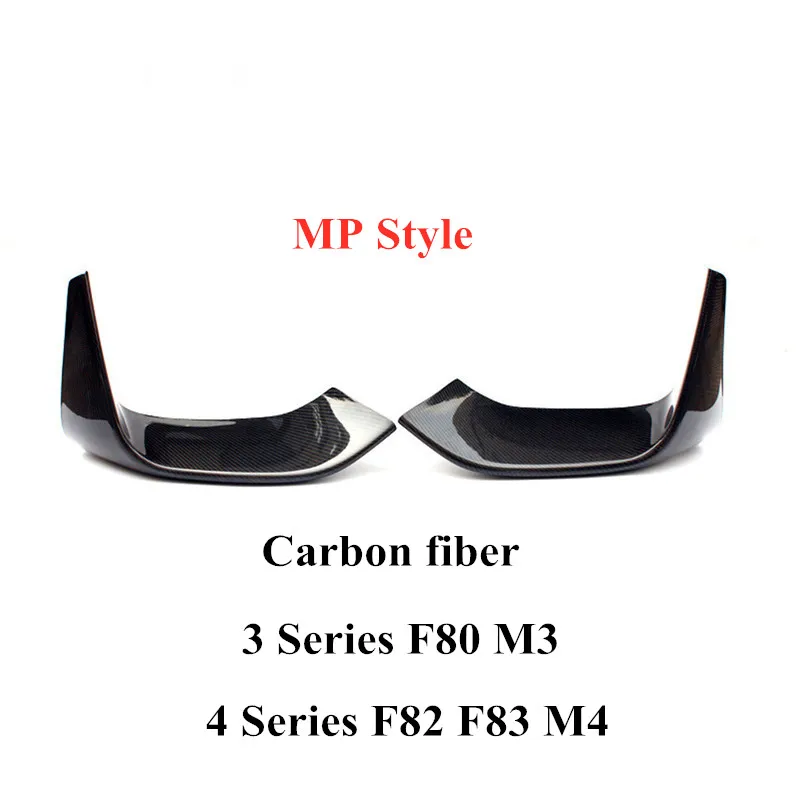 Body Kits MP / AC-stijl Real Carbon Fiber Car Wrap Hoek voor 3 4 Serie F80 M3 F82 F83 M4 Auto Parts Bumper