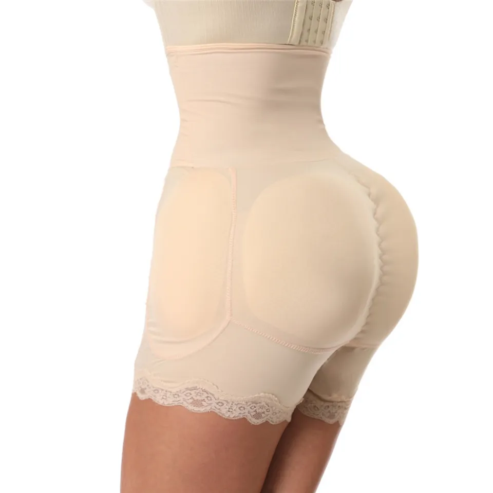 Wechery Womens 4 Pad She Waisted Shapewear Set With Fake Butt And Waist  Control Sexy And Slimming Underwear For A Flattering Belly Y200710220P From  Zlzol, $33.52