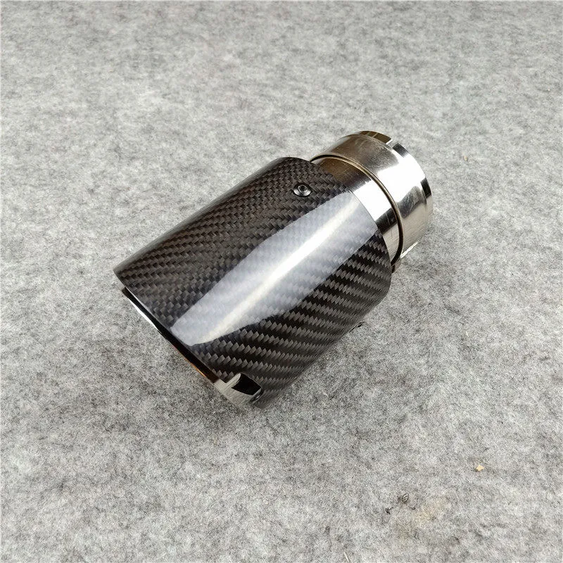 Universal Car Exhaust Tail Pipe Muffler Tip Coated Silver Stainless Steel  For BMW BENZ Golf Car From Inovcar, $19.16