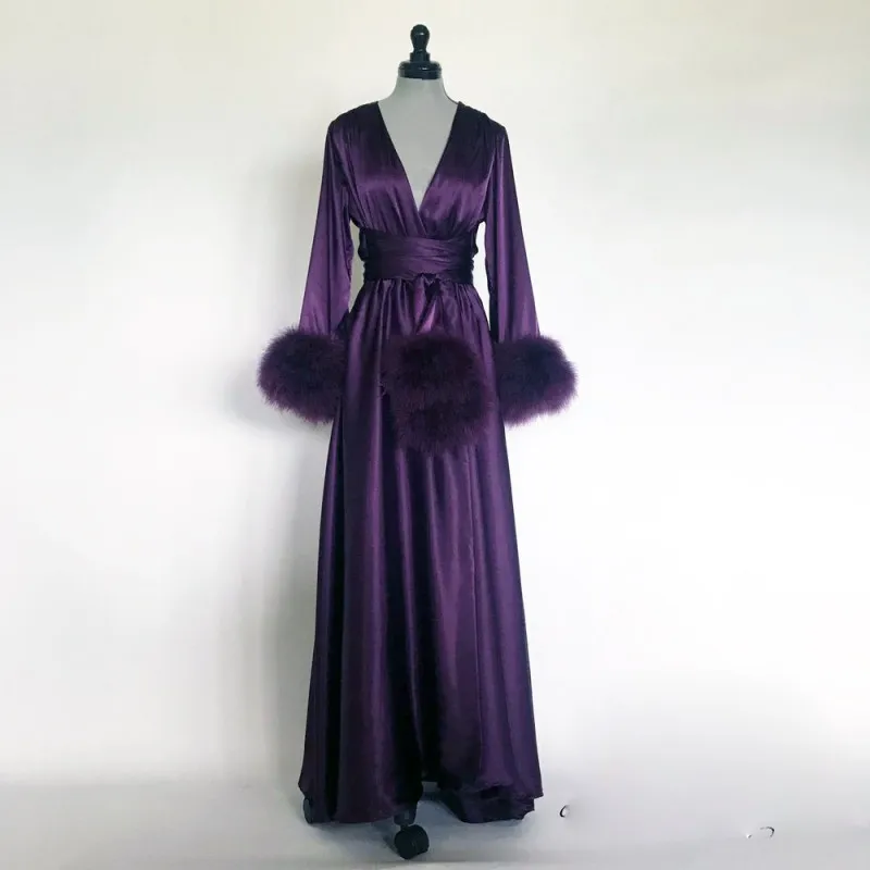 strapless open back dress WEDTREND Women Sparkly Purple Beaded Prom Dress with Slit Mermaid Strapless  Corset Ruched Party Dress with Lace Up Back main image 0