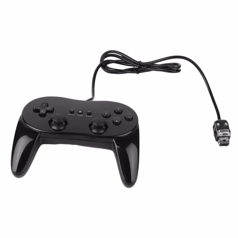 Dual Analog Wired Game Controller Pro voor Nintendo Wii Remote Double Shock Controller Gamepad