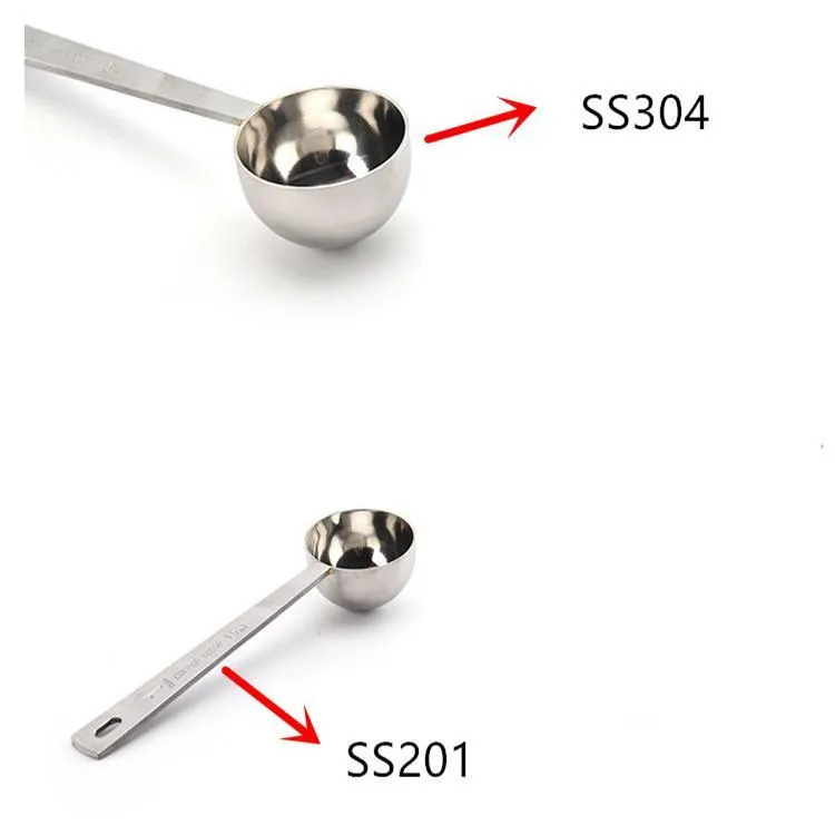 15ml Small Coffee Scoop Measure Spoon Scale Stainless Steel 304