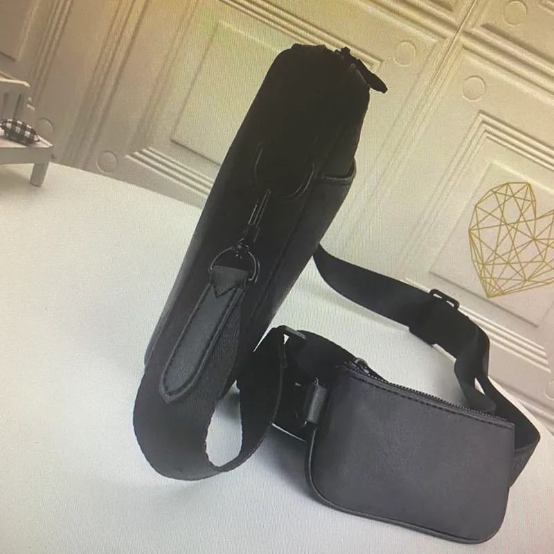 M69827 SPRINTER Messenger Bag Mono Embossed Shadow Soft Leather Mens Crossbody Bags Set Fashion Man Shoulder Bag With Purse Wallet