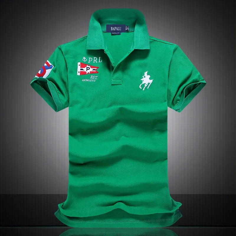 Grand polo en coton à revers de haute qualité Motorsport F1 coton cheval standard T-shirt pour hommes