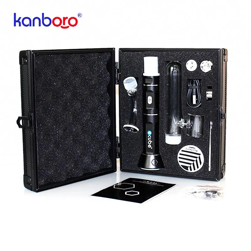 Kanboro Kit mit Mod Vape Pen 510 Nagelwachs Zerstörer Ecube Ecig Dabado Trockener Wachs Vaporizer DAB Rigs Gerät