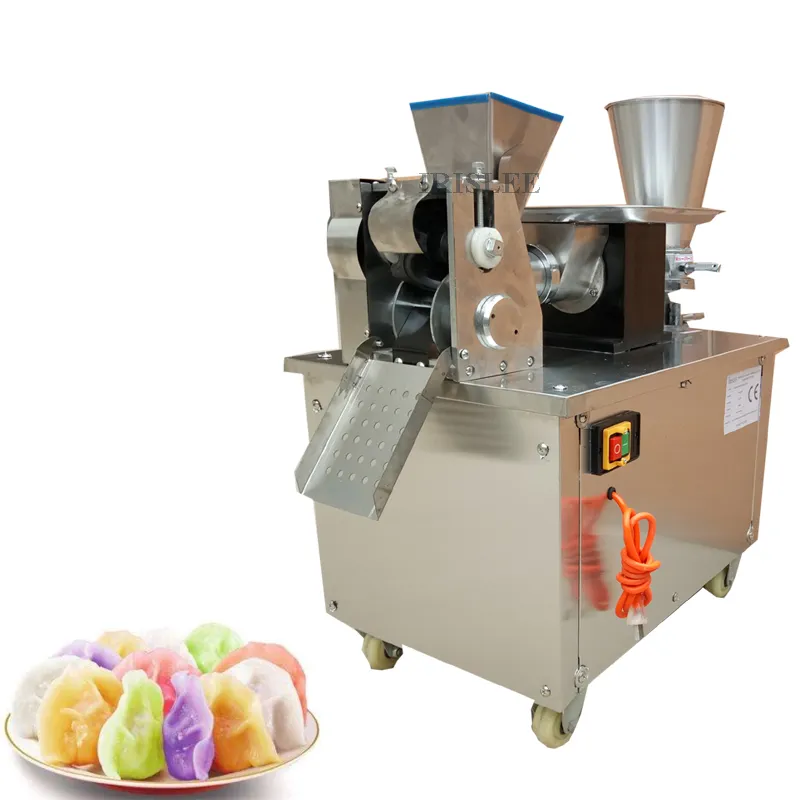 Lewiao Lbjz-80 / 3800pcs / h Hot Rostfritt Stål Bästa pris Automatisk Samosa Empanada Maker Frozen Gyoza Machine