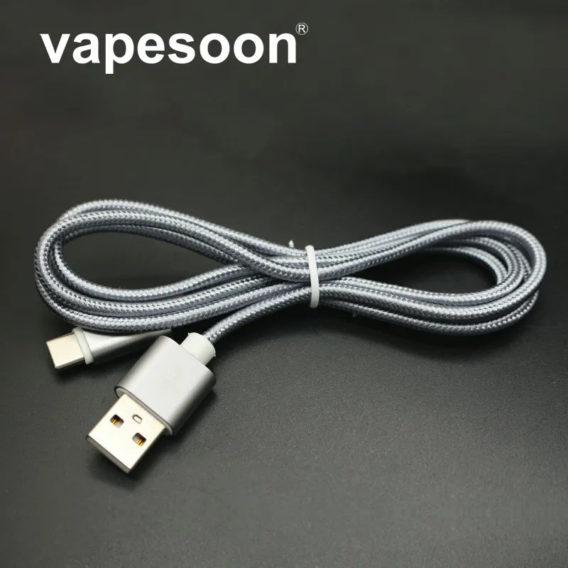 Cavo USB ad alta velocità Tipo C TO C Adattatore di ricarica Sincronizzazione dati Adattatore telefonico di ricarica in metallo Lunghezza 1 m Colore grigio rosa ePacket gratuito