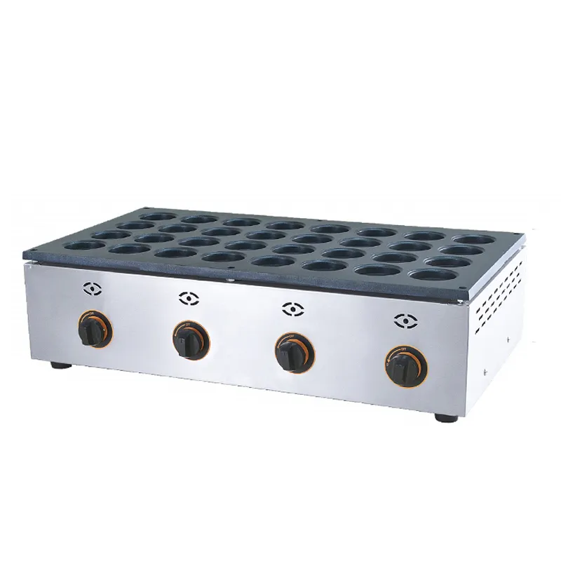 Commercial 32 holes LPG Gas Taiwan Wheel Cake Machine Red Bean Grill Red Bean Cake Machine Egg Burger Machine Nonstick Pan