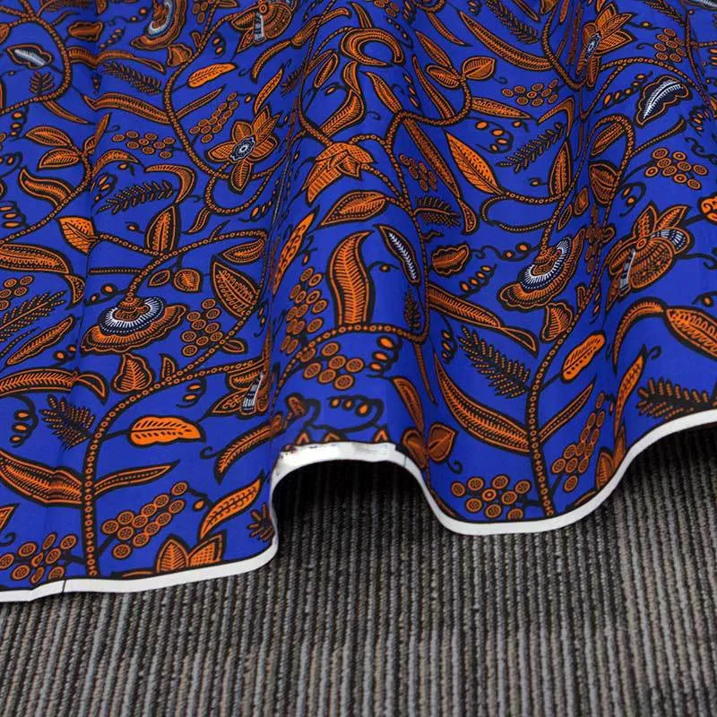 Ankara African Prints Batik Real Wax fabric Africa sewing Wedding Dress Material Polyester High Quality 3 Yards264x