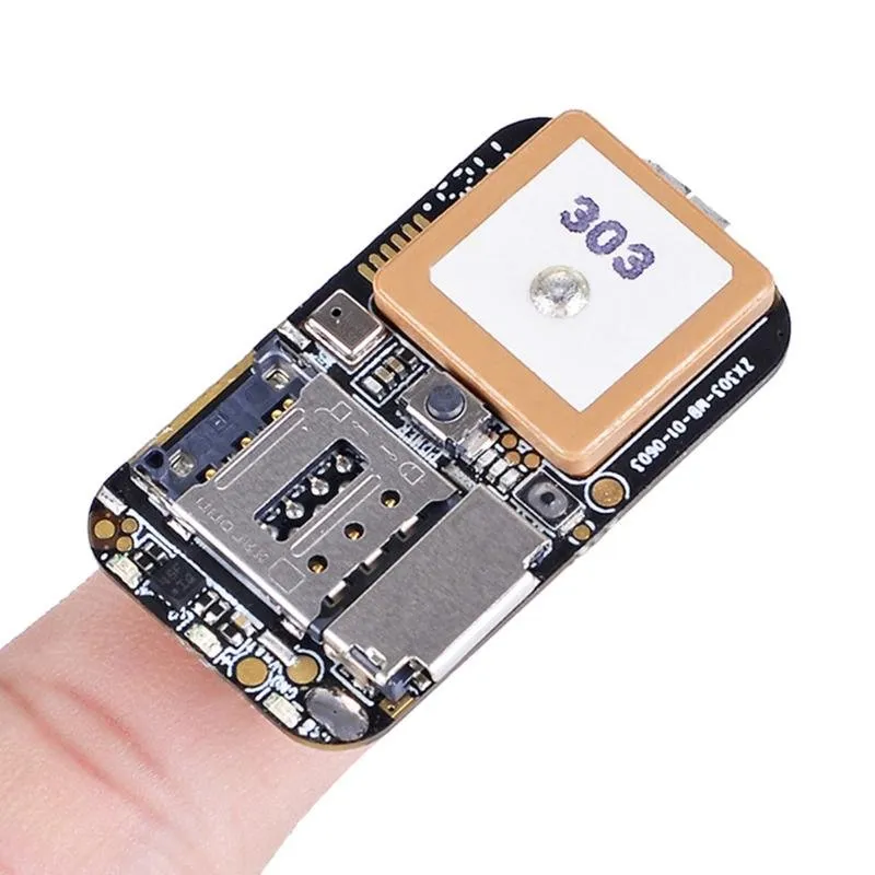 ZX303 Chip GPS Tracker Conseil Précise Professionnelle SOS Bouton Carte SIM  GSM GPRS Véhicule Micro Avec Microphone Plus Petit PCB Alarme ZZgE # Du  35,11 €