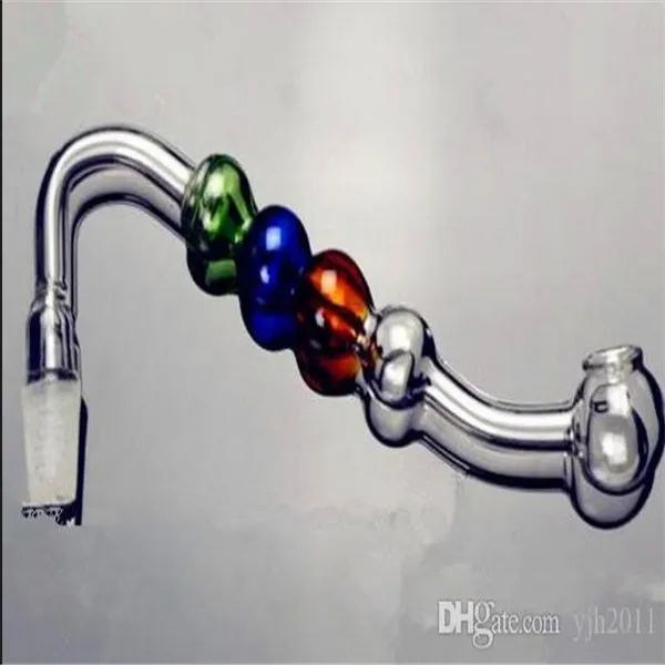 Accessori per narghilè vaso di perle colorate Bong di vetro all'ingrosso Bruciatore a nafta Tubi di vetro Tubi dell'acqua Impianti petroliferi Fumatori