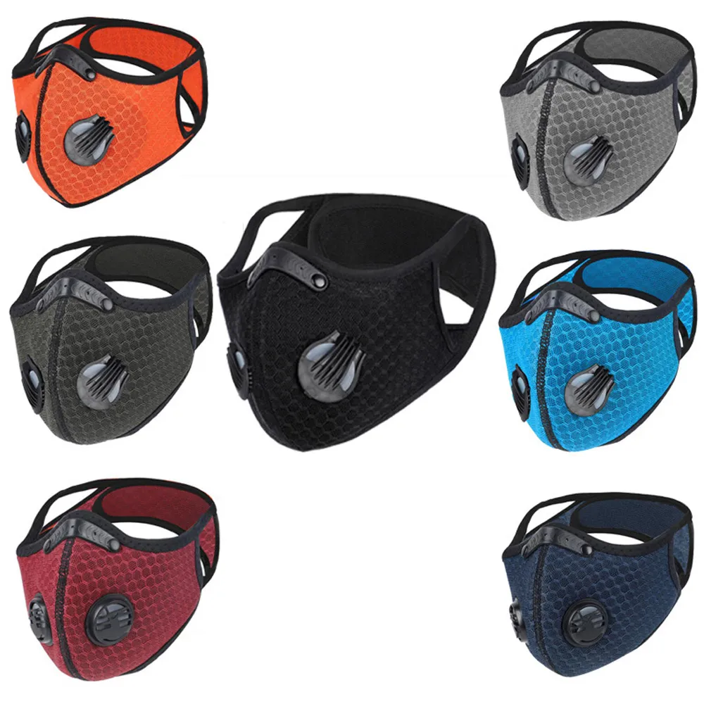 Masque Anti-poussière Unisexe - Filtre 5 Couches, Pour Vélo, Moto, Running, Sports Outdoor