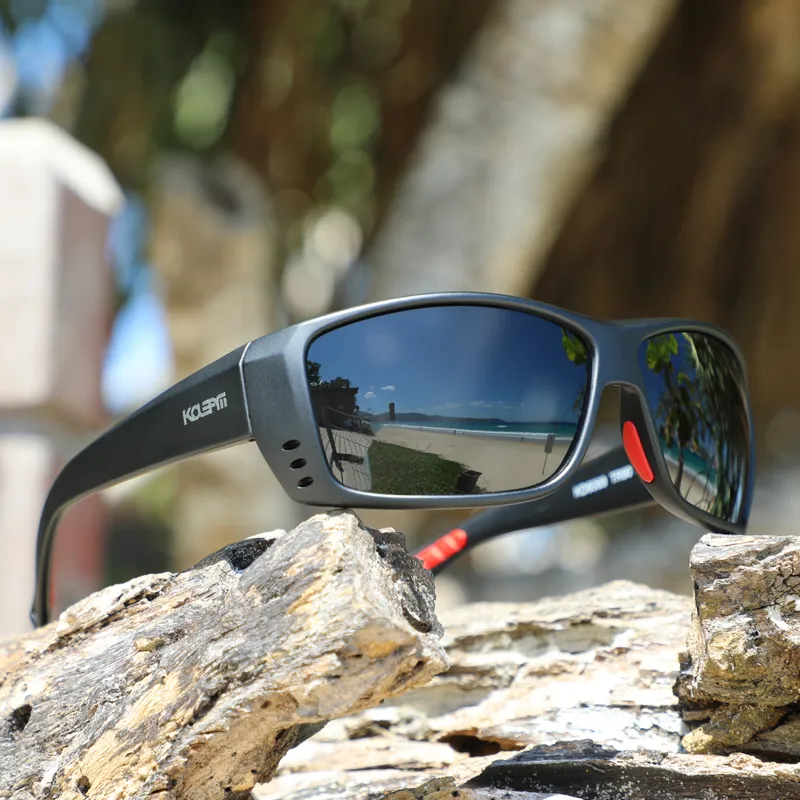 2020 KDEAM LUXURY Fishing Sunglasses Men Sport Frame Polarized