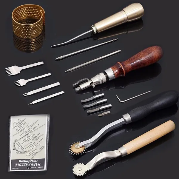 48pcs Leather Tools Kit, Leather Tools And Supplies, Leather