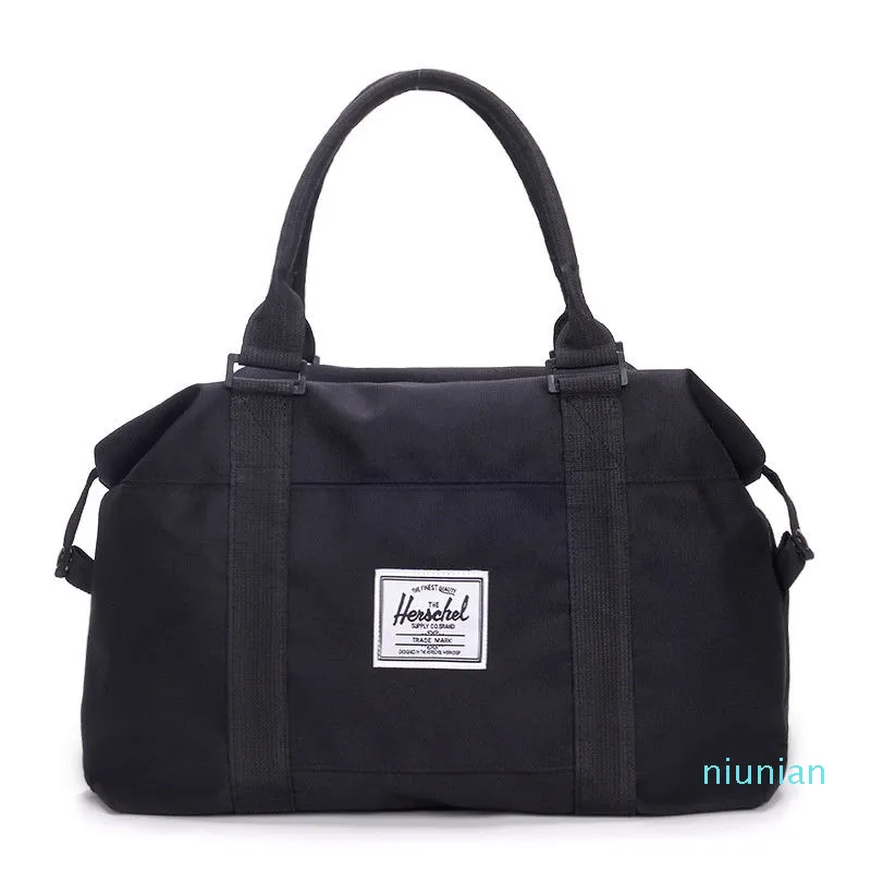 Atacado- Travel Bag grande capacidade de Homens de bagagem de mão de viagem Duffle Sacos Nylon Fim de semana Mulheres multifuncionais