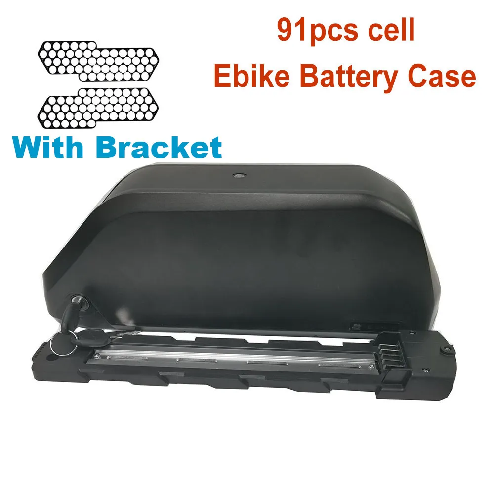 Jumbo Shark Ebike Frame Battery Pack Case 91pcs 18650 36V 48V 52V Tubo scatola vuota