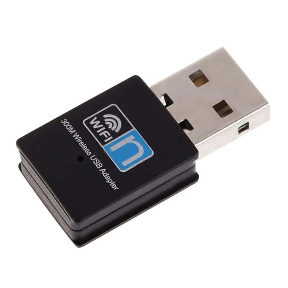 Mini Adaptateur WiFi USB 300M, Carte Réseau Externe 300Mbps