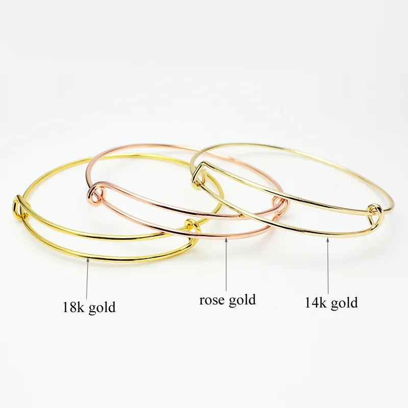 Wholesale Expandable Wire Bracelets For DIY Jewelry Making