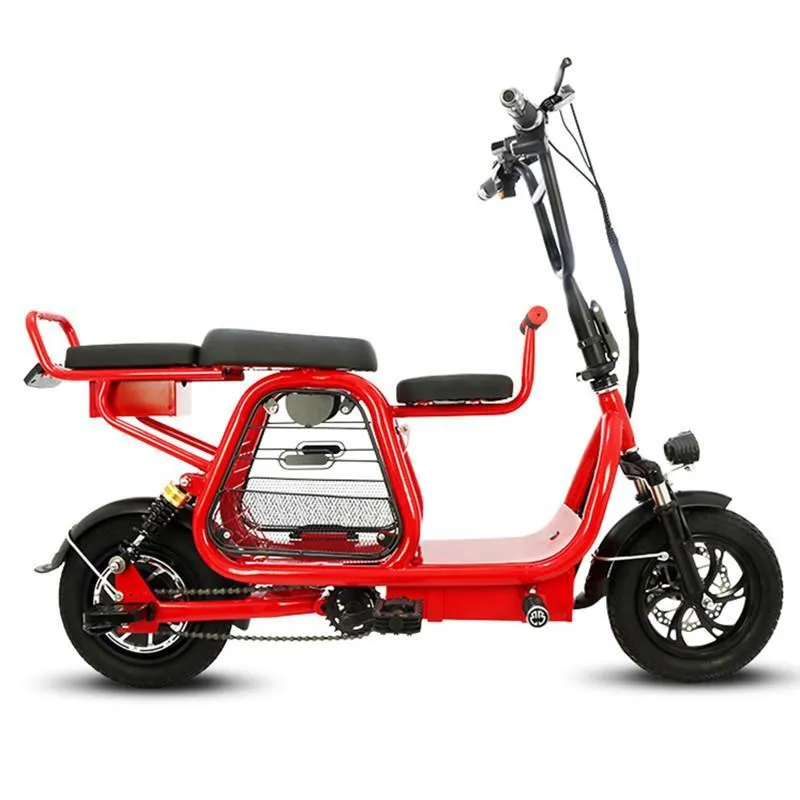 Electric Scooter With Seat/Pet Basket For Adult Portable Two Wheels