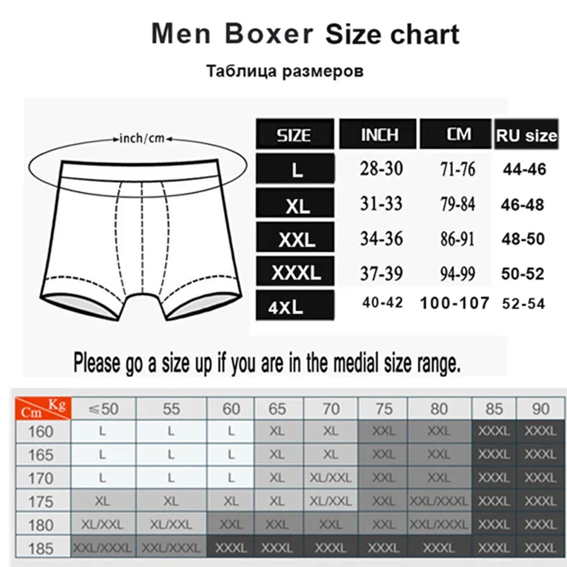 8 pz / lotto Plus size Boxer Uomo Pantaloncini in fibra di bambù Mutande Uomo Fresco e confortevole Boxer traspirante Intimo311K