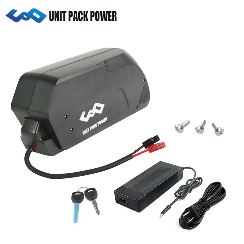 13S Sanyo Cell Ebike Battery 48V 17.5Ah Tiger Shark Electric Bicycle Lithium ion with 30A BMS 2A Charger