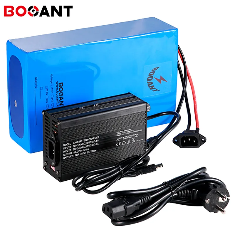 Batterie de vélo électrique 1500W 20Ah 36V 10S 250W 500W 750W 1000W scooter lithium-ion pour cellule LG 18650 avec chargeur 5A