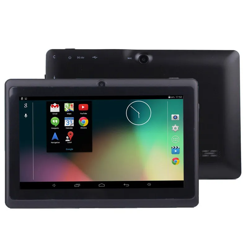 Mode Enfants Tablette PC 7 pouces Q88 Android 4 4 512 Mo 4 Go Allwinner A33 Quad Core Google Player Bluetooth Wifi305Y