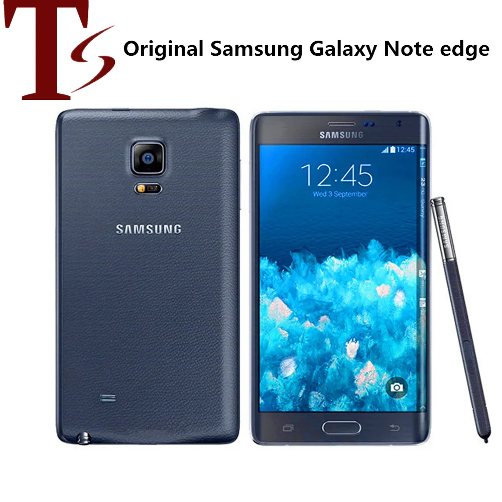 Samsung Galaxy Note Edge N915A N915T N915P N915V N915F Låst mobiltelefon 3GB/32GB 5,6 tum super AMOLED 16MP Renoverad smarttelefon 10st