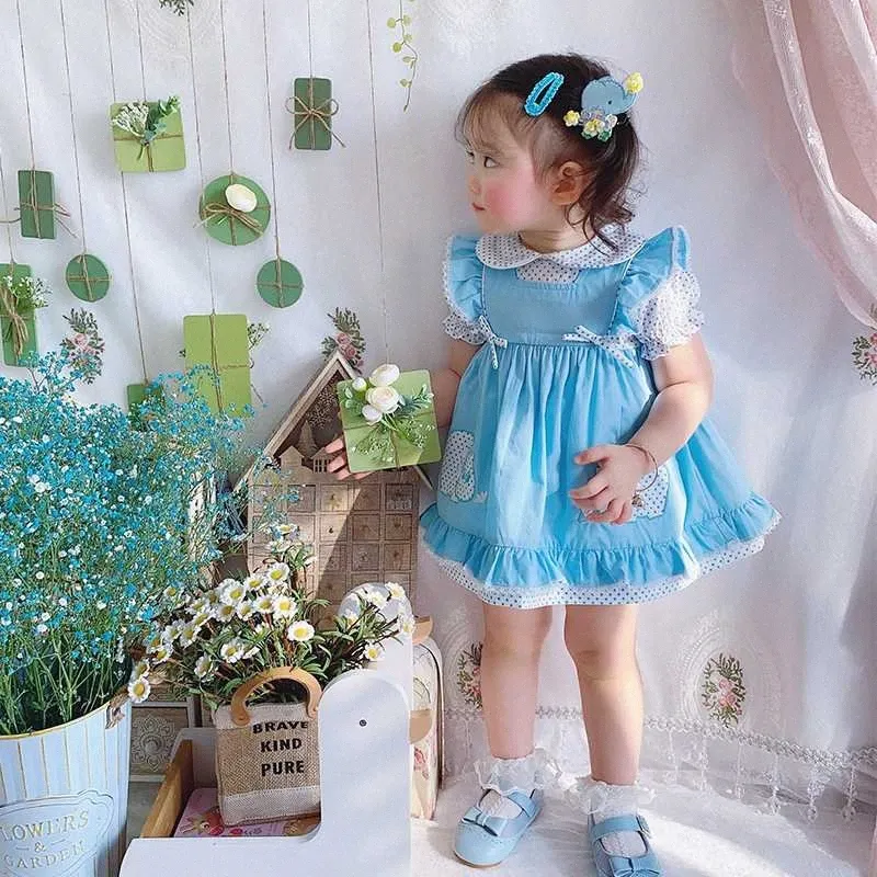 Shantung Dress Flower Petals Baby Dress – Kid's Dream