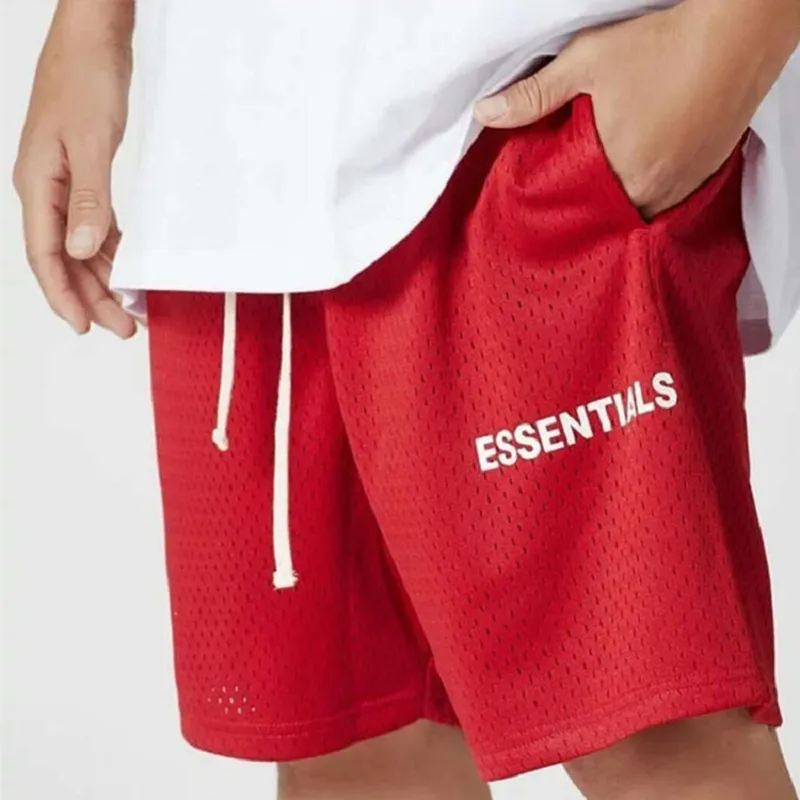 Nieuw ontwerp heren casual mesh shorts hiphop streetwear mannelijke sportscholen fitness korte broek joggers sportkleding bodems bodybuilding mannen shorts homme