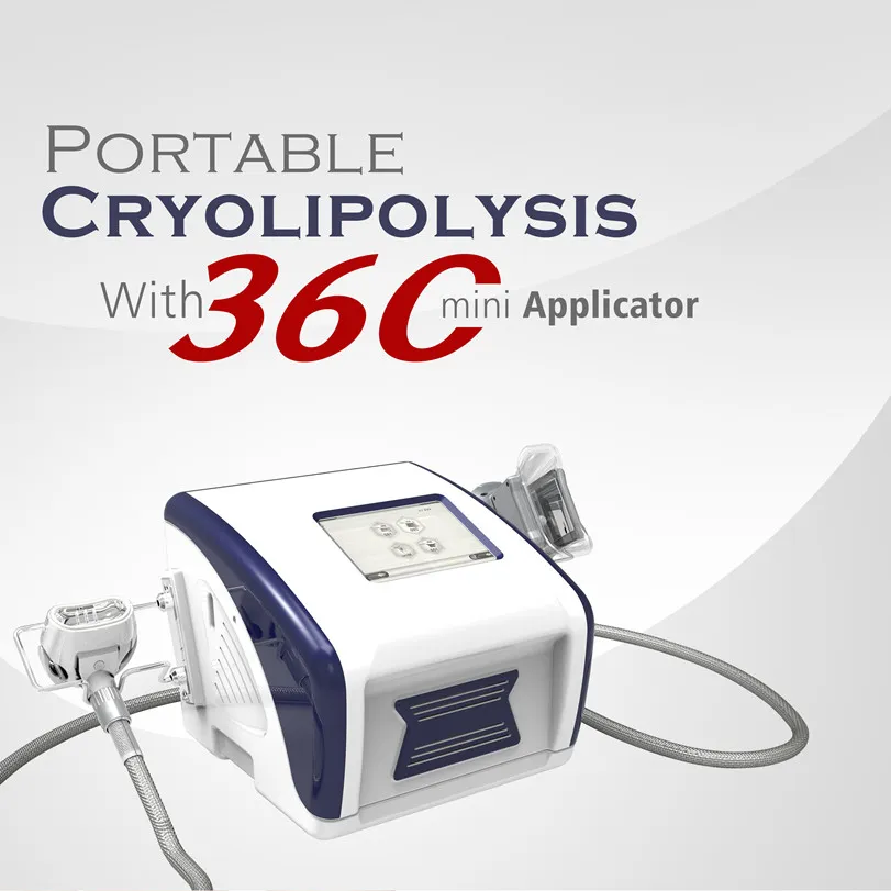 휴대용 4 핸들 냉각 지방 동결 셀룰 라이트 감소 슬림 장비 진공 스파 Cryo for body 슬리밍 cryolipolysis 기계