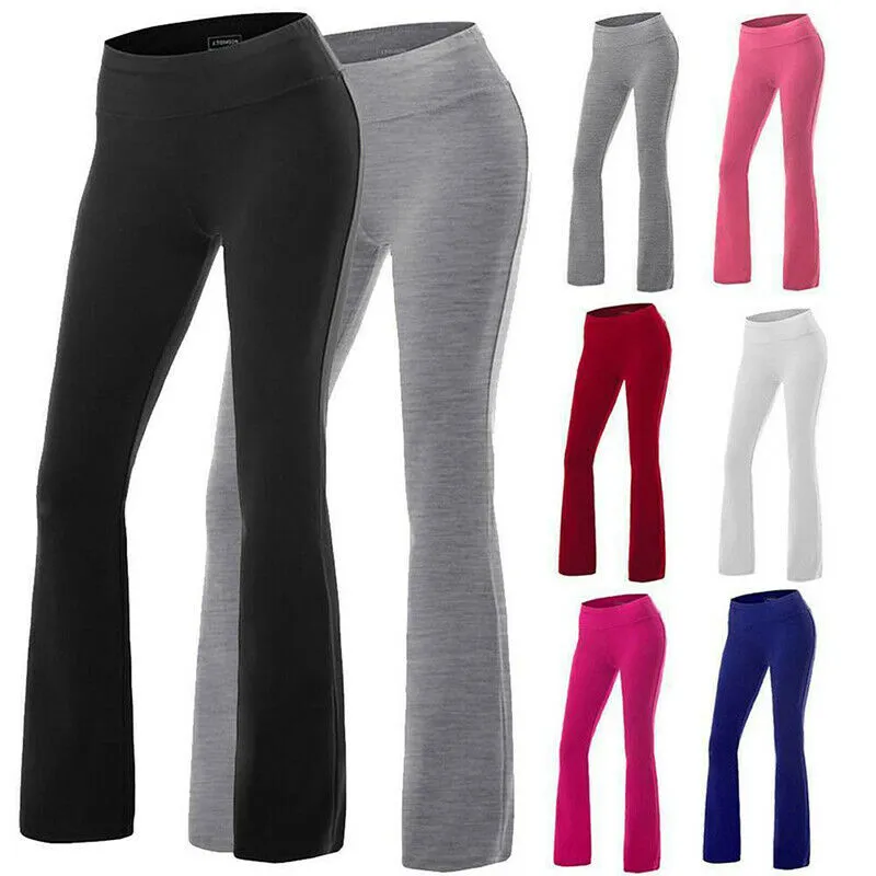 Compra S 2XL Para Mujer Pantalones De Yoga Para Mujer Bootcut Run Gym  Jogger Leggings Blare Pantalones De Piernas Anchas 60187251781780 Barato |  Entrega Rápida Y Calidad | Es.Dhgate