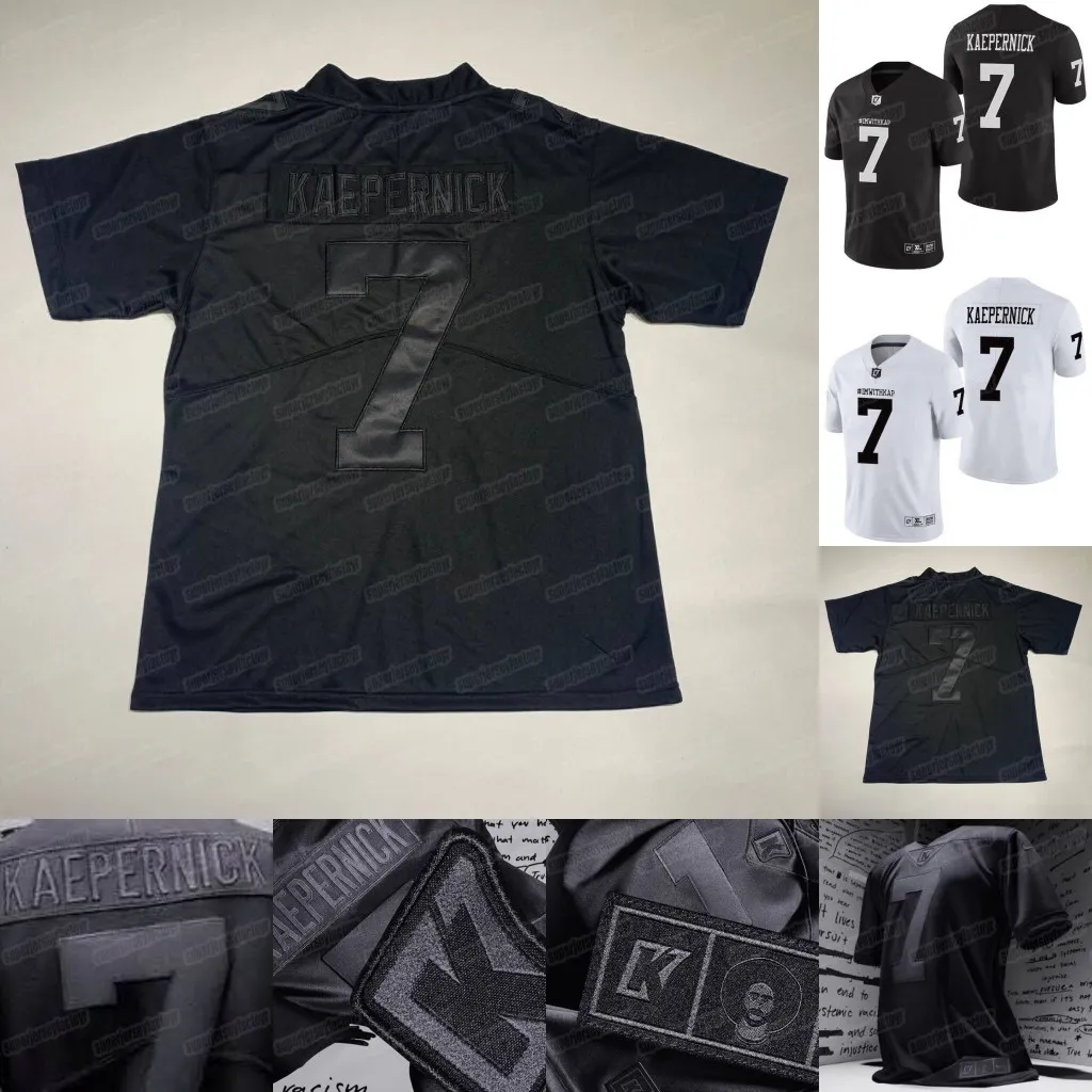 DHgate Colin Kaepernick Mens All Black Football Jersey Sports Outdoors